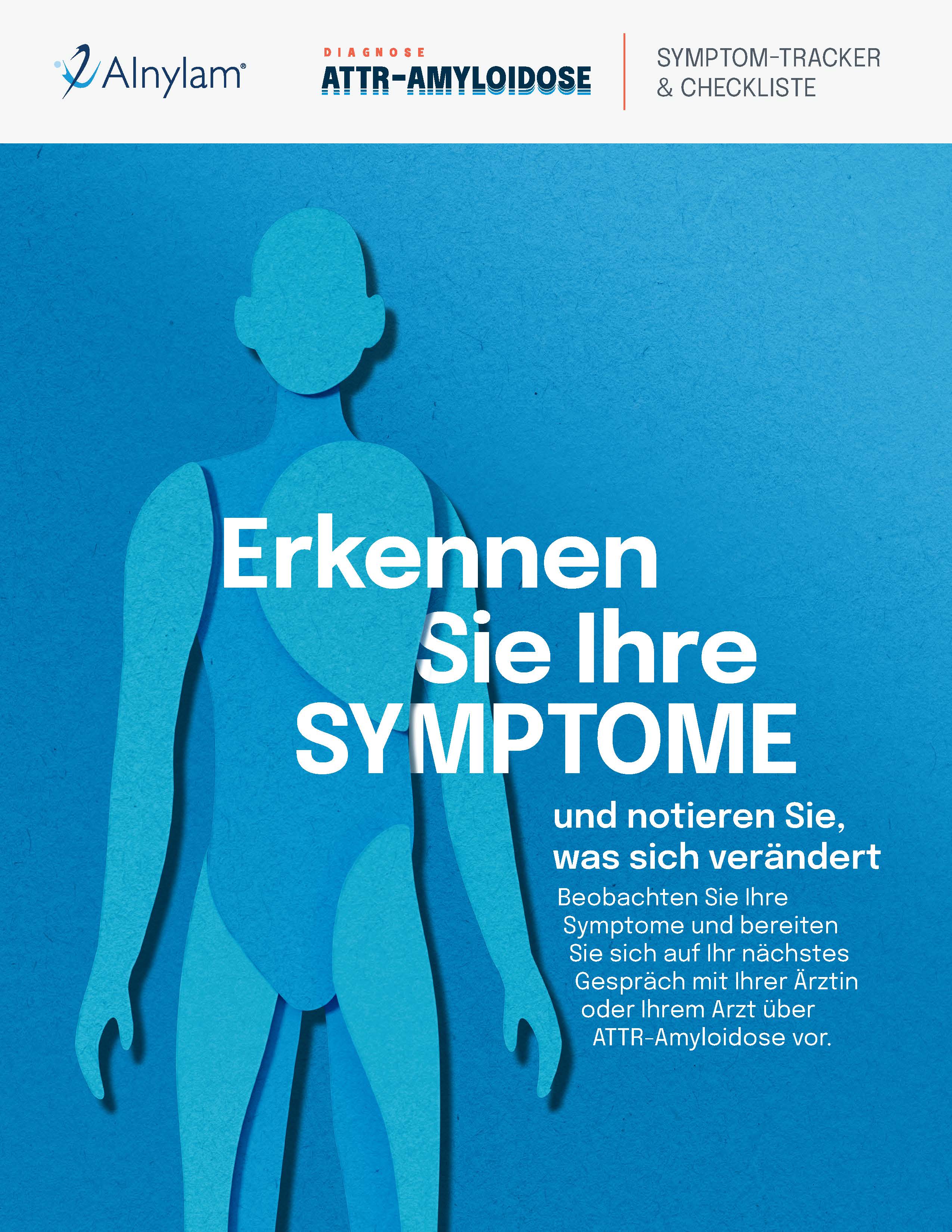 Titelbild der Symptom-Checkliste und des Symptom-Trackers